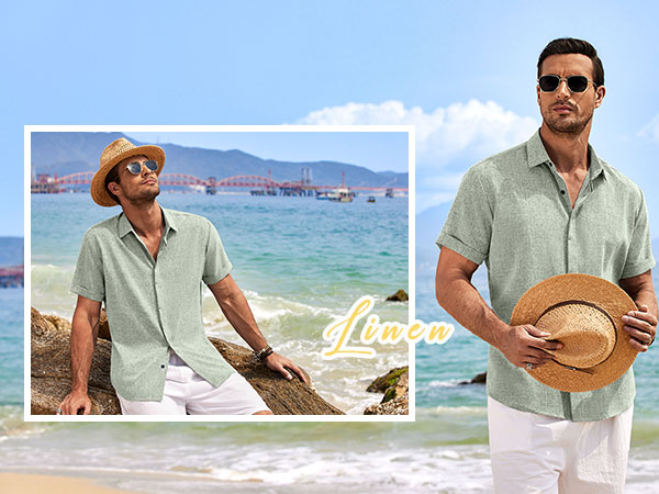 MEN BEACH SHIRT