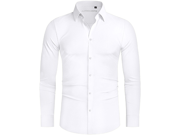 long sleeve dress shirt stretch