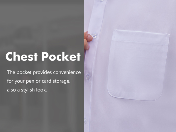 Single chest pocket