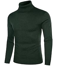 CA001-002A+05turtleneck sweater green