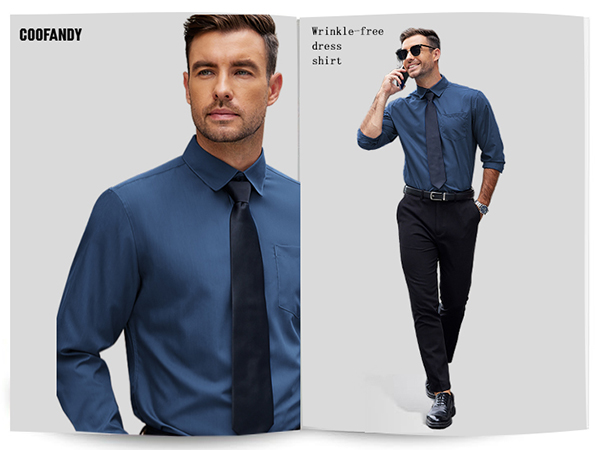 coofandy dress shirt for men m