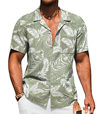 men hawaiian shirts short sleeve