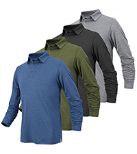 long sleeve polo shirts for men