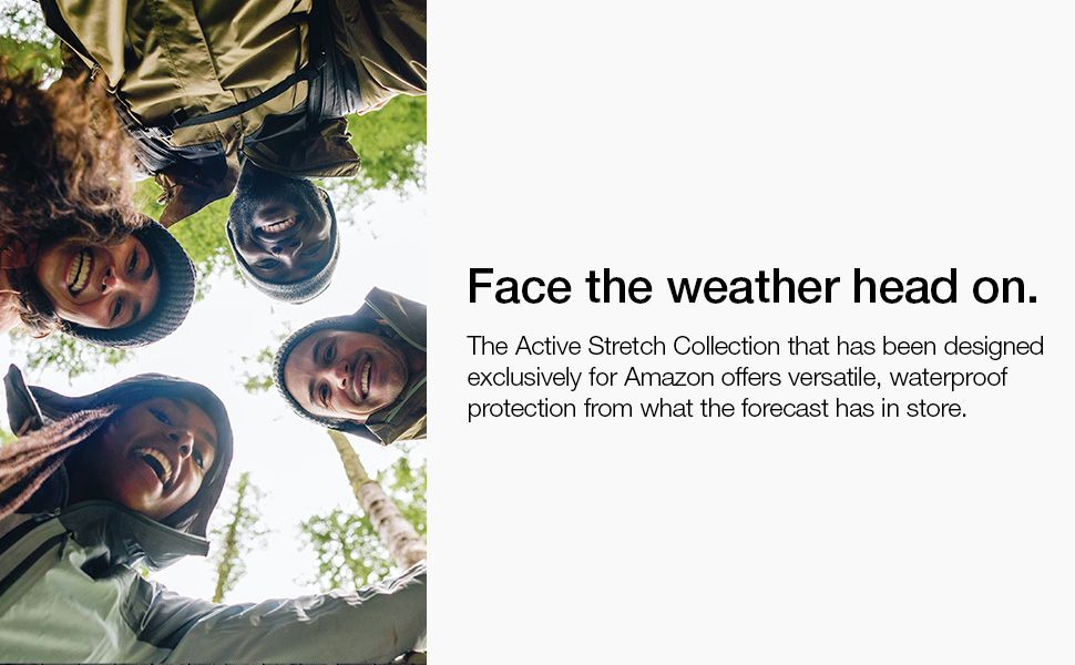 Face the weather head one with versatile, waterproof protection.