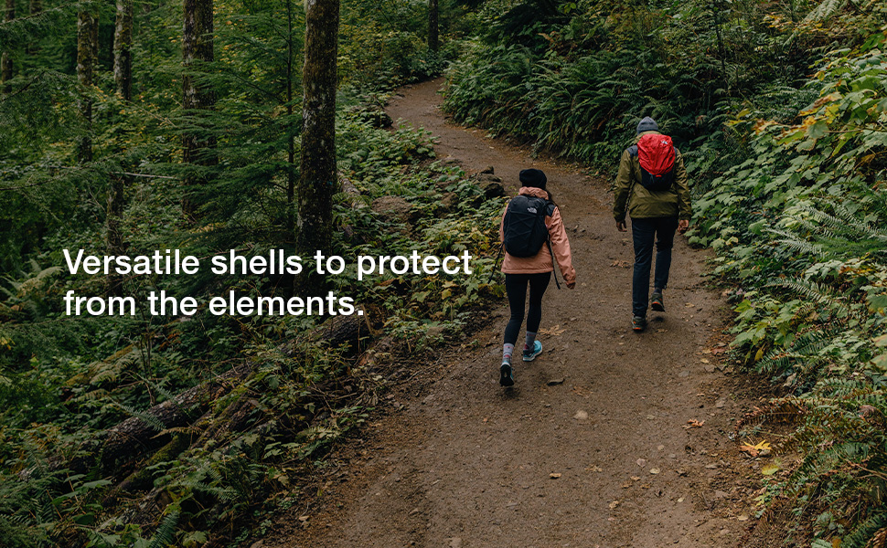 Versatile shells to protect from the elements.