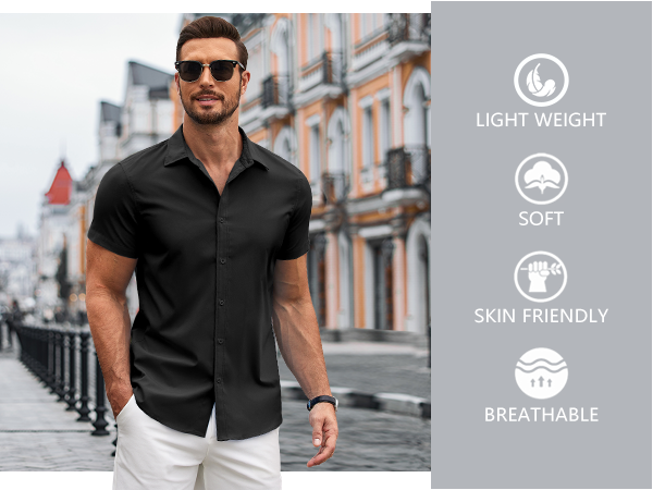 short sleeve shirt for men