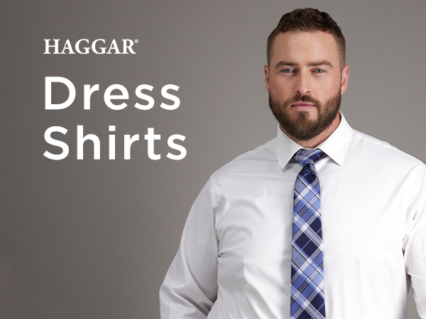 mens haggar premium comfort dress shirts