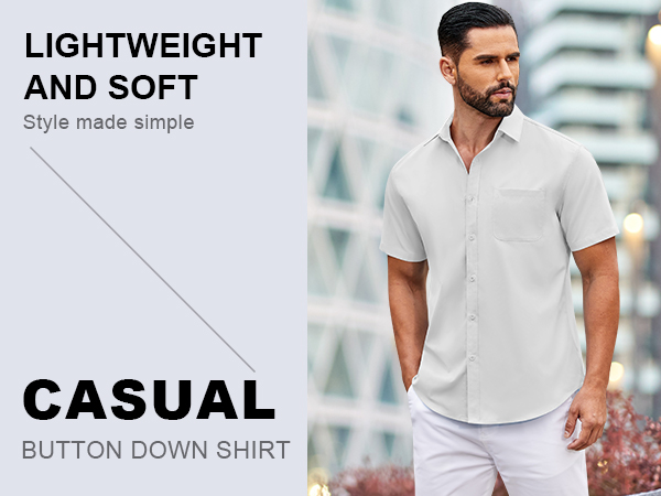 button down shirts for men