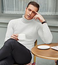 mens turtleneck sweater