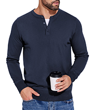 Men''s Knit Henley Shirts