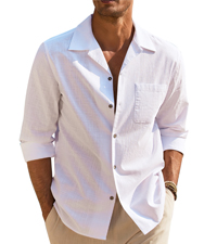 Men Cotton Linen Shirts