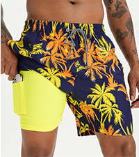 swim trunks compression liner