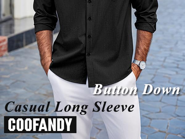 long sleeve button down shirt