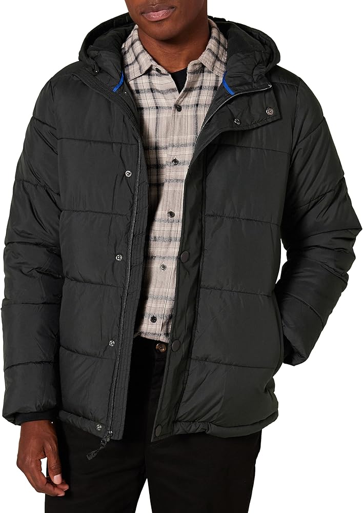 Amazon Essentials Men's Heavyweight Hooded Puffer Coat