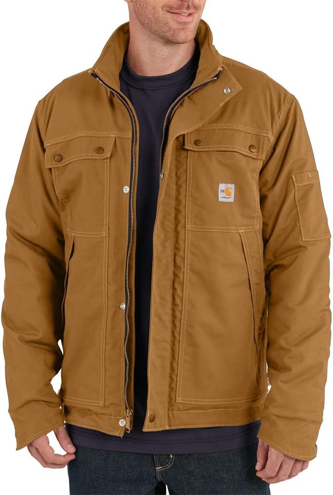 Carhartt Men's Flame Resistant Full Swing Relaxed Fit Quick Duck Insulated Coat