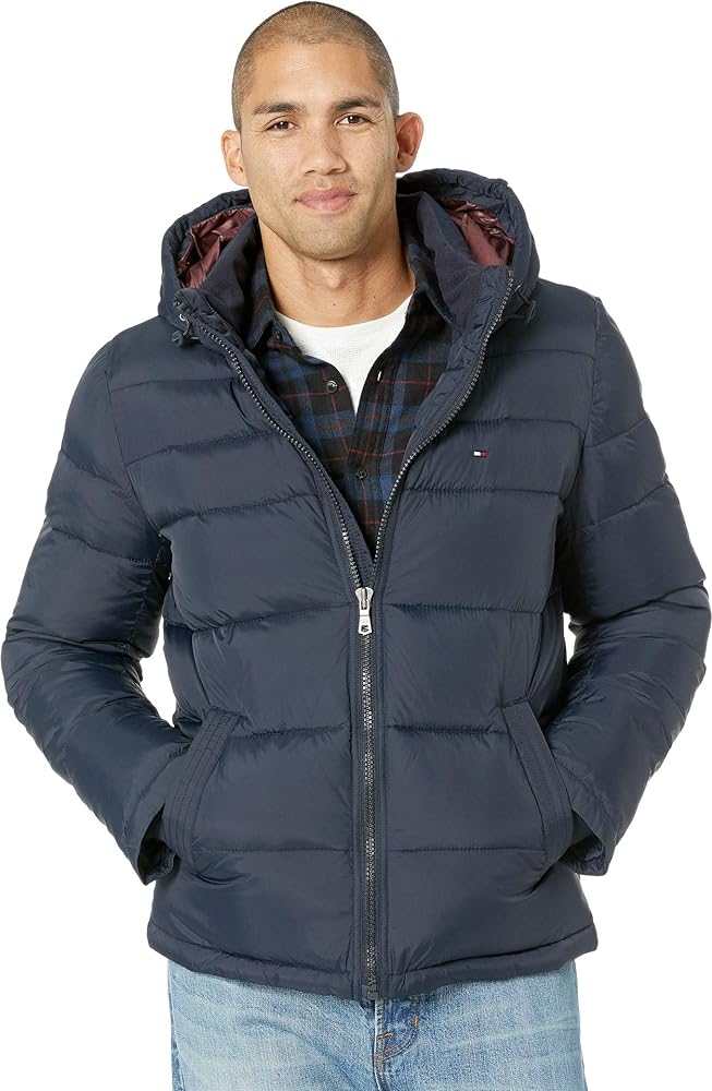 Tommy Hilfiger Men's Hooded Puffer Jacket