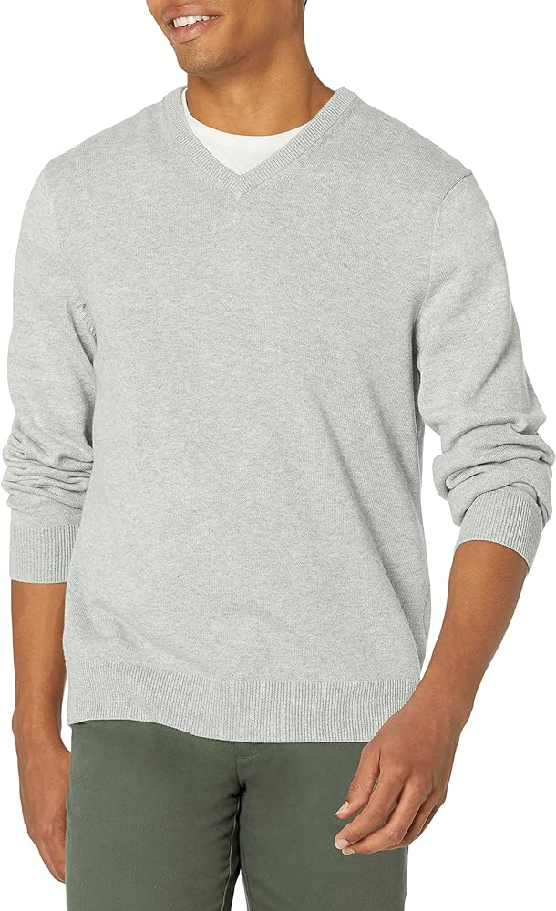 Amazon Essentials Men's V-Neck Sweater (Available in Big & Tall)