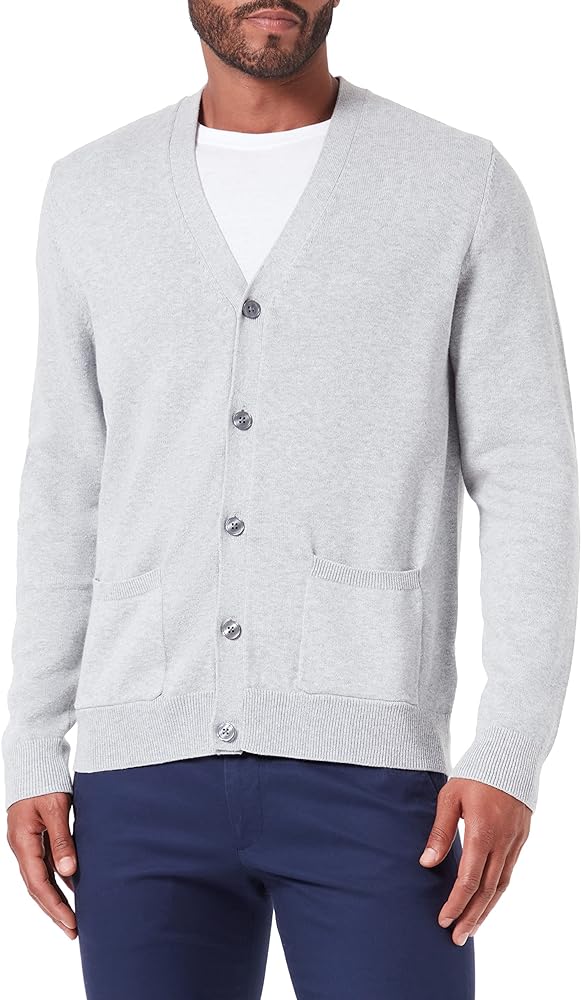 Amazon Essentials Men's Cotton Cardigan Sweater